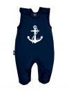 Sleeveless footie NAUTICAL